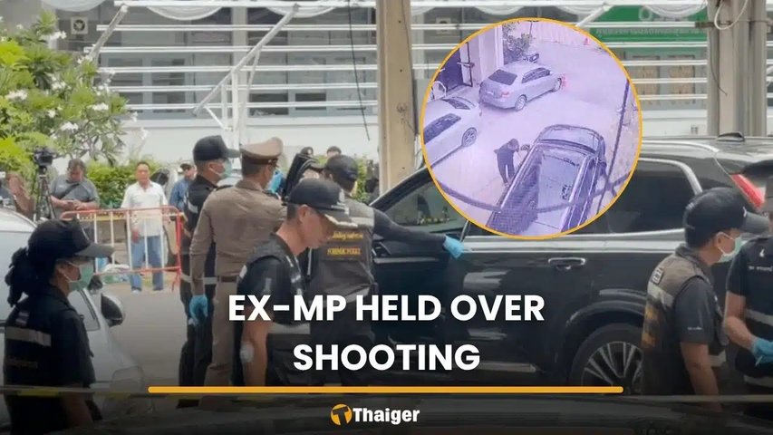 View full size Nonthaburi shooting leaves provincial official dead, ex-MP held